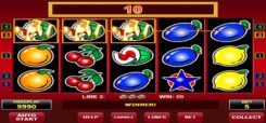 Hot Seven slot game win