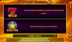 Hottest Fruits 40 Slot Game Wild Scatter