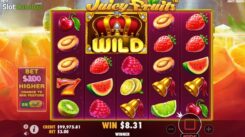 Juicy-Fruits-Pragmatic-Play-win screen
