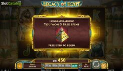 Legacy-Of-Egypt-free spins intro