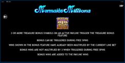 Mermaids milions treasure bonus