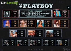 Playboy-paytable mobile