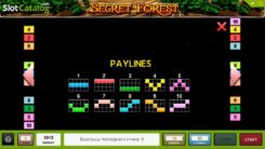 Secret-Forest-paylines