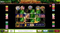 Secret-Forest-paytable