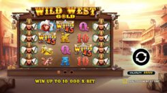 Wild West Gold Slot Game First Screen
