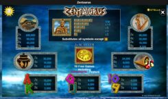 Zentaurus Slot Game Symbols