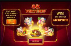 88 Fortune Slot Game First Screen