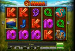 African Simba Slot Game Won