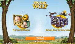 Big Bad Wolf Slot Game First Screen