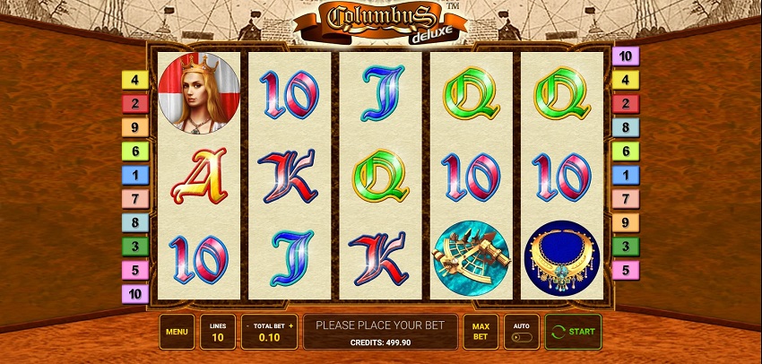 Columbus Deluxe Slot Reels