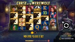 Curse of the Werewolf Megaways Slot First Screen