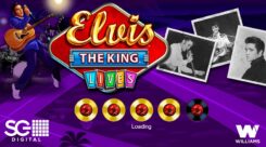 ELVIS THE KING Lives Slot First Screen