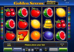 Golden Sevens Slot Game Reels