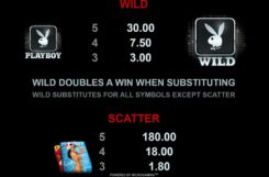 Playboy Slot Wild Scatter