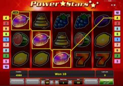 Power Stars Slot Game Win