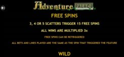 Adventure Palace Free Spins Slot