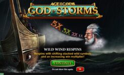Age of the Gods God of Storms Slot First Screen