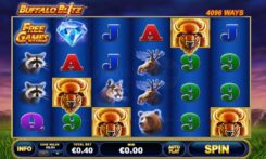 Buffalo Blitz Slot Game Reels