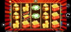 Diamond and Gold Slot Game Reels