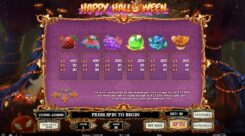 Happy Halloween Slot Symbols