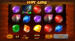 Hot Gems Slot Game Reels
