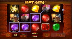 Hot Gems Slot Game Win