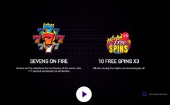 Hot Triple Sevens Slot Game Review First Screen