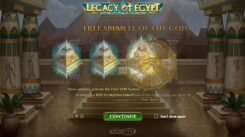 Legacy of Egypt Slot Game First Screen