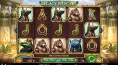 Legacy of Egypt Slot Game Reels