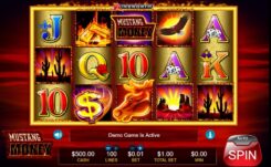 Mustang Money Slot Game Reels