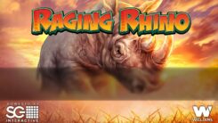 Raging Rhino Game Slot First Screen