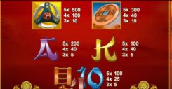 Silent Samurai Slot Symbols