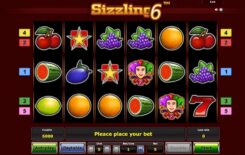 Sizzling 6 Slot Game reels