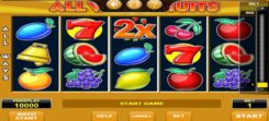 All Ways fruits Slot Game reels
