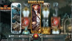 Anna Van Helsing Monster Huntress Slot Game Logo Win