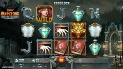 Anna Van Helsing Monster Huntress Slot Game Logo Win Win