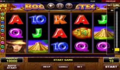 Book of Aztec Slot Game Review Start Screen