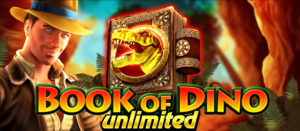 Book of Dino Unlimited Slot game logo