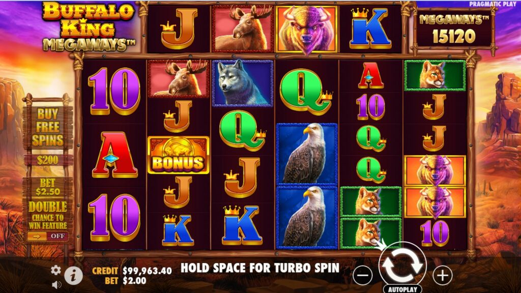 Buffalo King Megaways Slot Bonus