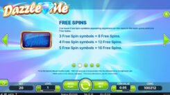 Dazzle Me Slot Free spins