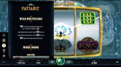 Diamond Empire Paytable