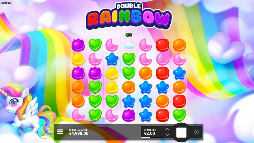 Double Rainbow Slot Game Win