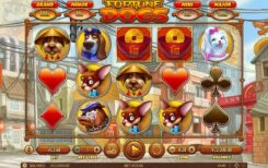 Fortune Dogs slot game reels