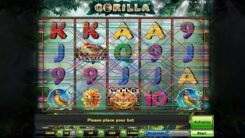 Gorilla Slot Game Review First Screen