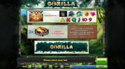 Gorilla Slot Info