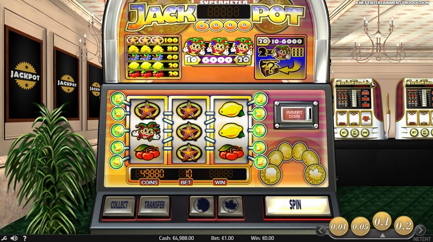 Jackpot 6000 Game Slot