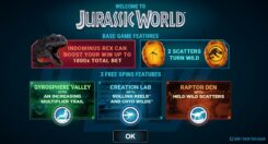 Jurassic World Game Review Logo First Screen