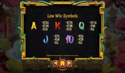 Mystic Fortune Deluxe Low Win Symbols