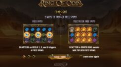 Ring of Odin Game Slot First Screen
