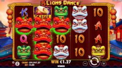5 Lions Dance Slot win